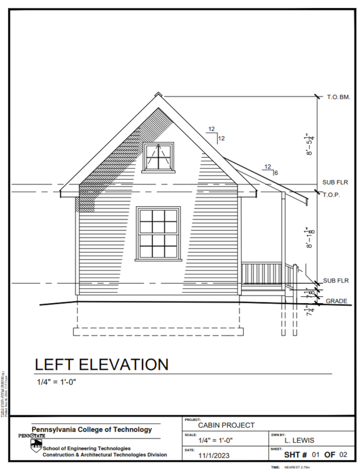 Left Elevation