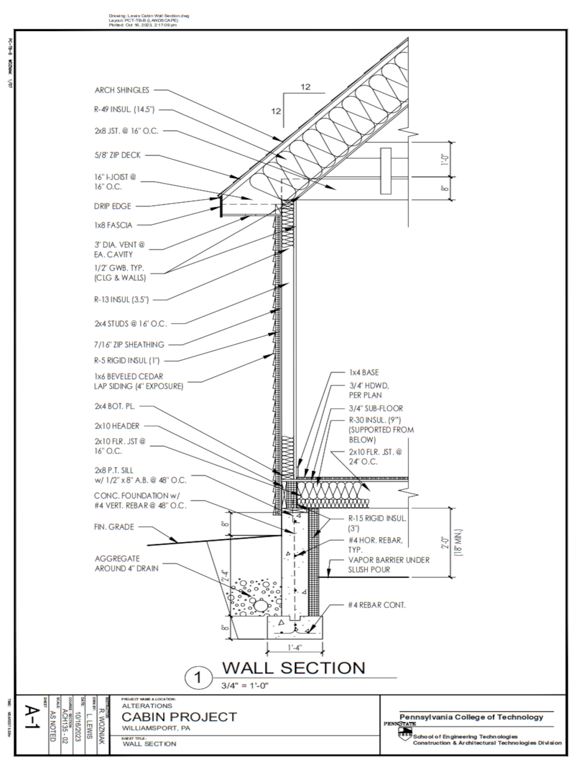 Wall-Section